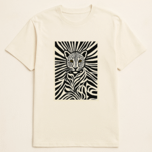 Camiseta Leopardo Salvaje